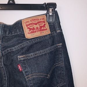 LEVI JEANS DARK WASH RED TAG 🍒